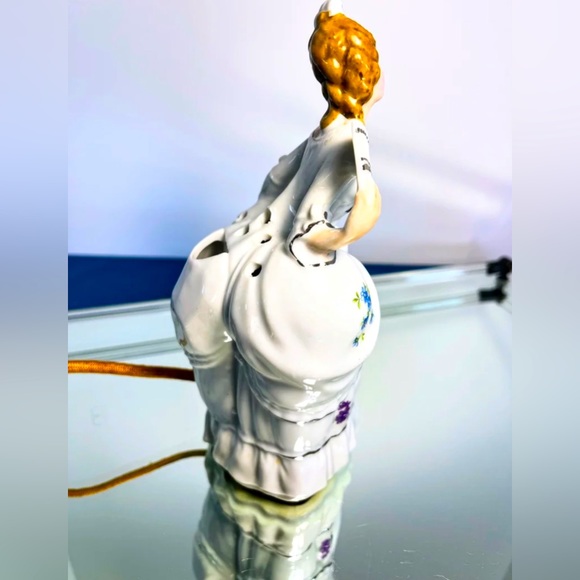 Victorian Style 1950s Era German Boudoir Perfume Lamp - Picture 2 of 12